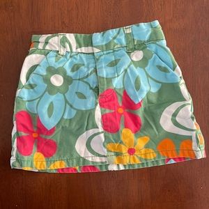 Baby Gap floral skirt with bloomers & snap opening & closure. Size 12-18 months